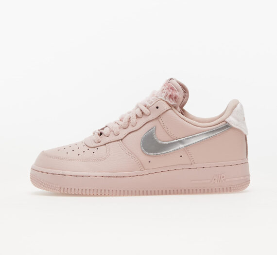 Дамски кецове и обувки Nike W Air Force 1 ’07 Pink Oxford/ Metallic Silver-Cedar 1176382