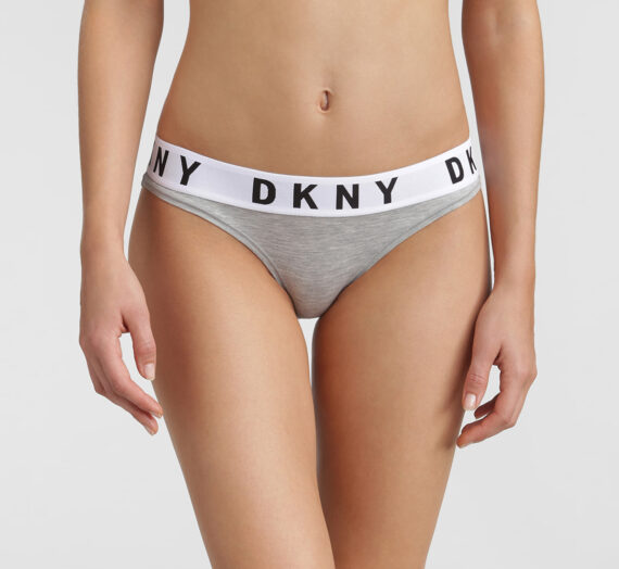 Бикини DKNY Intimates Cozy Boyfriend Bikini Heather Grey/ Black/ White 1185307