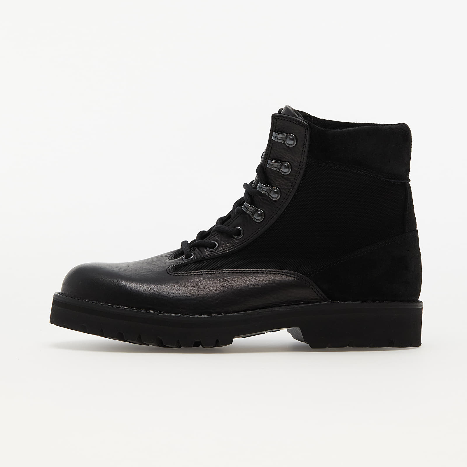 Мъжки кецове и обувки Maharishi x Fracap Jungle Boot 9667 (Leather/ Suede/ Canvas) Black/ Black 1187059