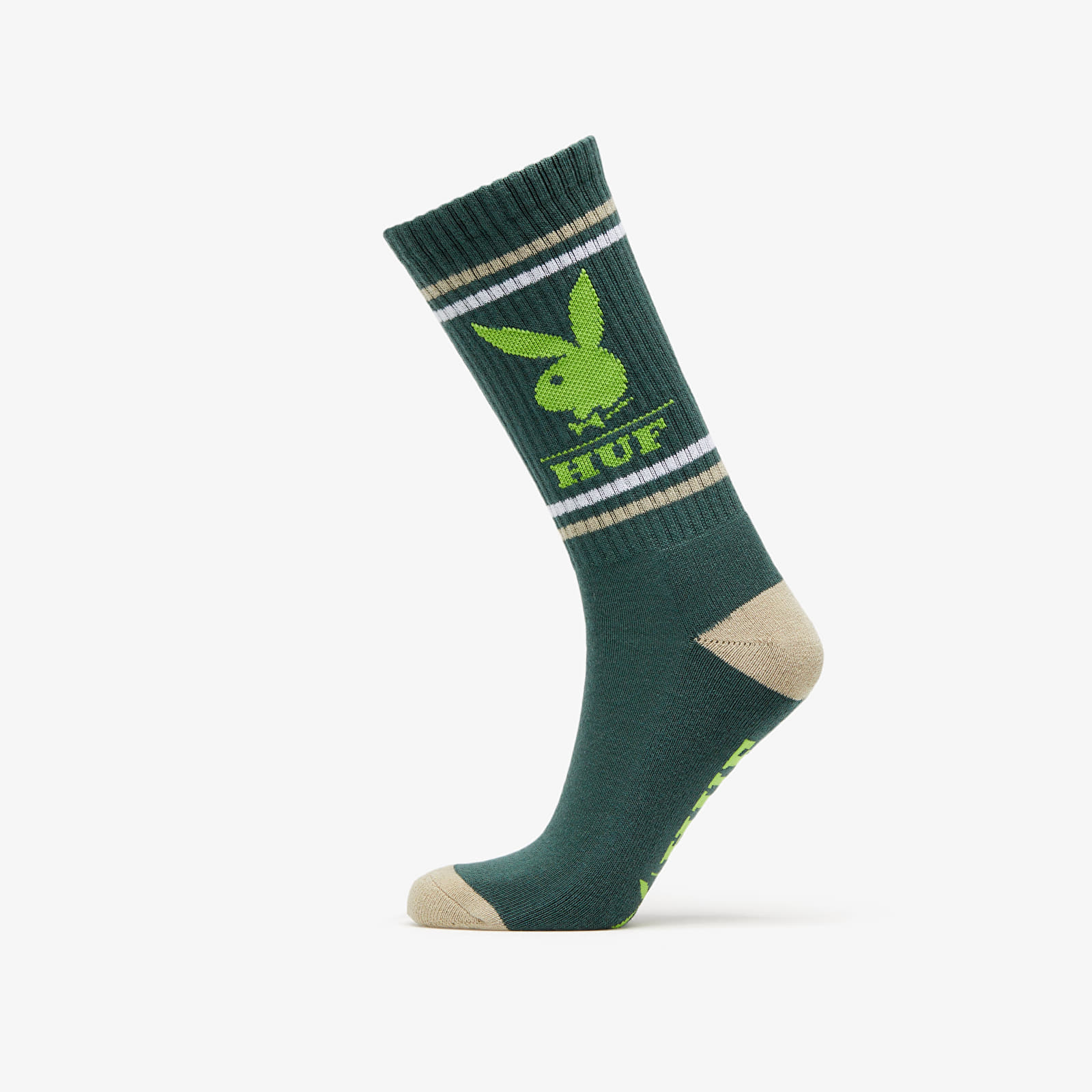 Чорапи HUF x Playboy Rabbit Head Crew Socks Forest Green 1293991