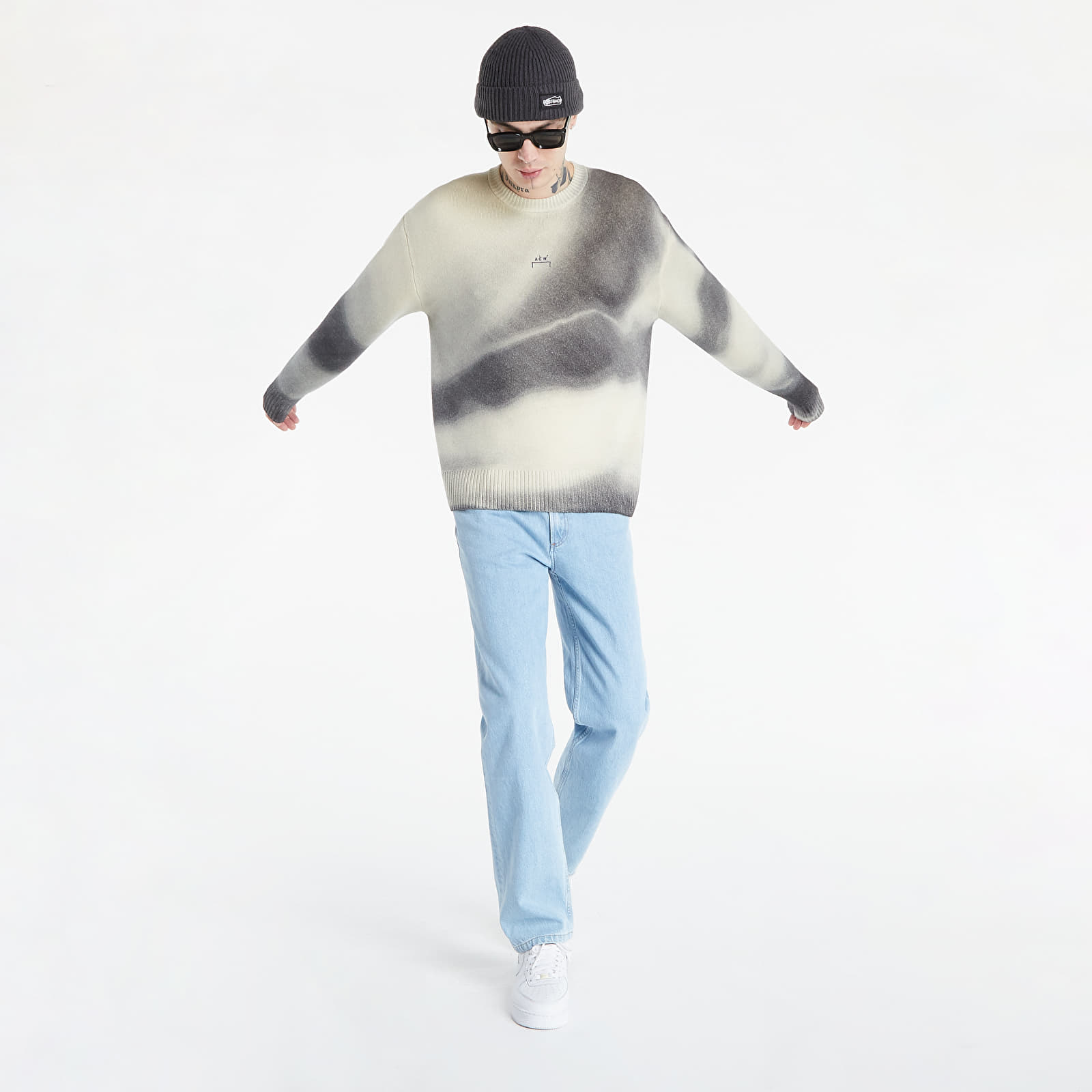 Суичъри и пуловери A-COLD-WALL* Digital Print Crewneck Mid Grey 1294003