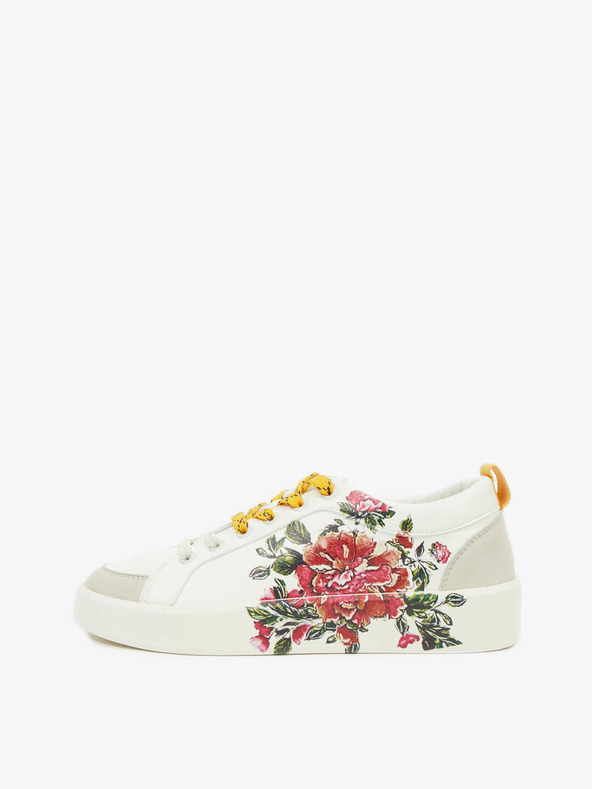 Обувки > Спортни обувки Desigual Fancy Flower Sneakers Byal 1351262
