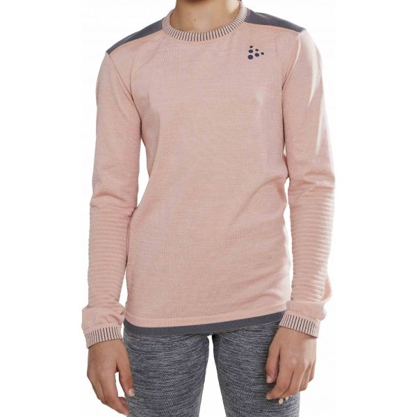Craft FUSEKNIT COMFORT розово 122-128 – Юношеска функционална блуза 1544878