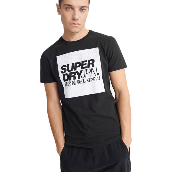 Superdry JPN BLOCK TEE черен XL – Мъжка тениска 1788131