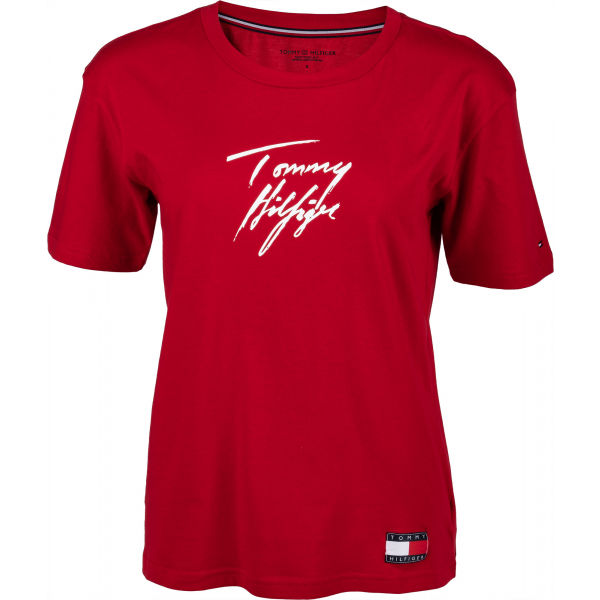 Tommy Hilfiger CN TEE SS LOGO  M – Дамска тениска 1926661