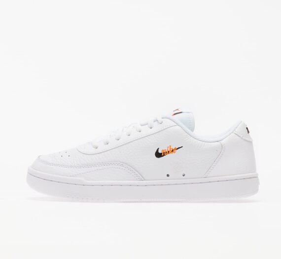 Дамски кецове и обувки Nike Wmns Court Vintage Premium White/ Black-Total Orange 361841