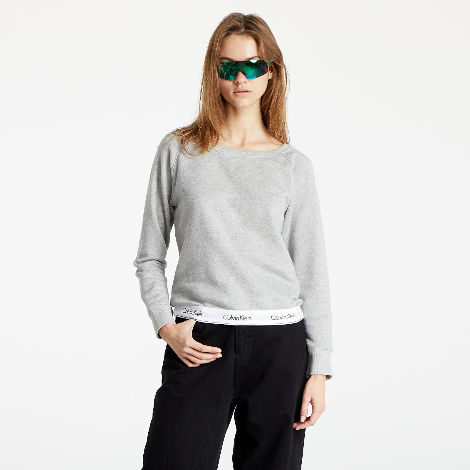 Суичъри и пуловери Calvin Klein Longsleeve Top Sweatshirt Grey Heather 698851
