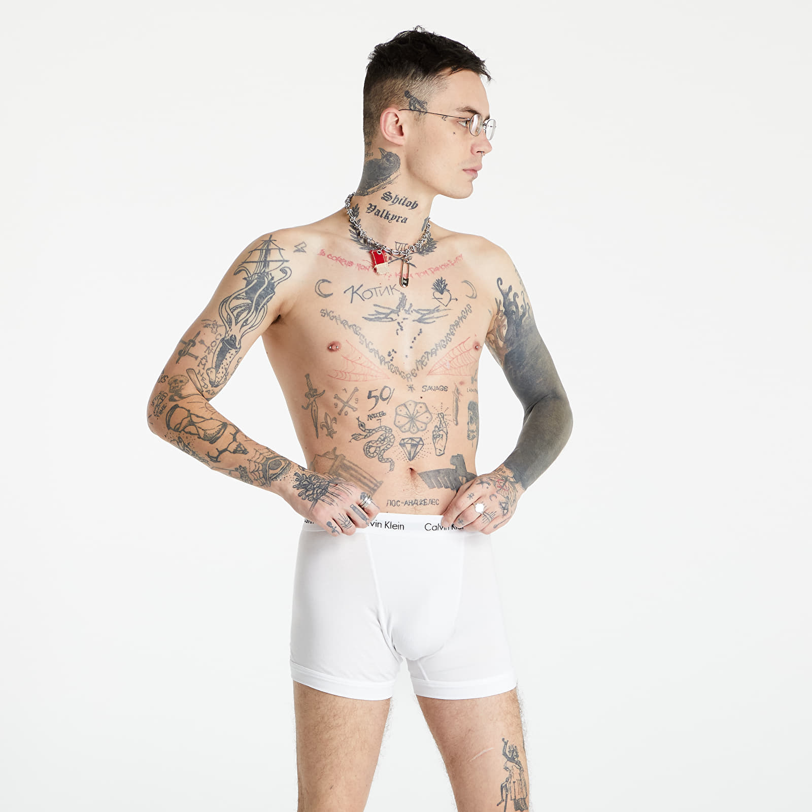 Боксерки Calvin Klein 3-Pack Trunks White 699358