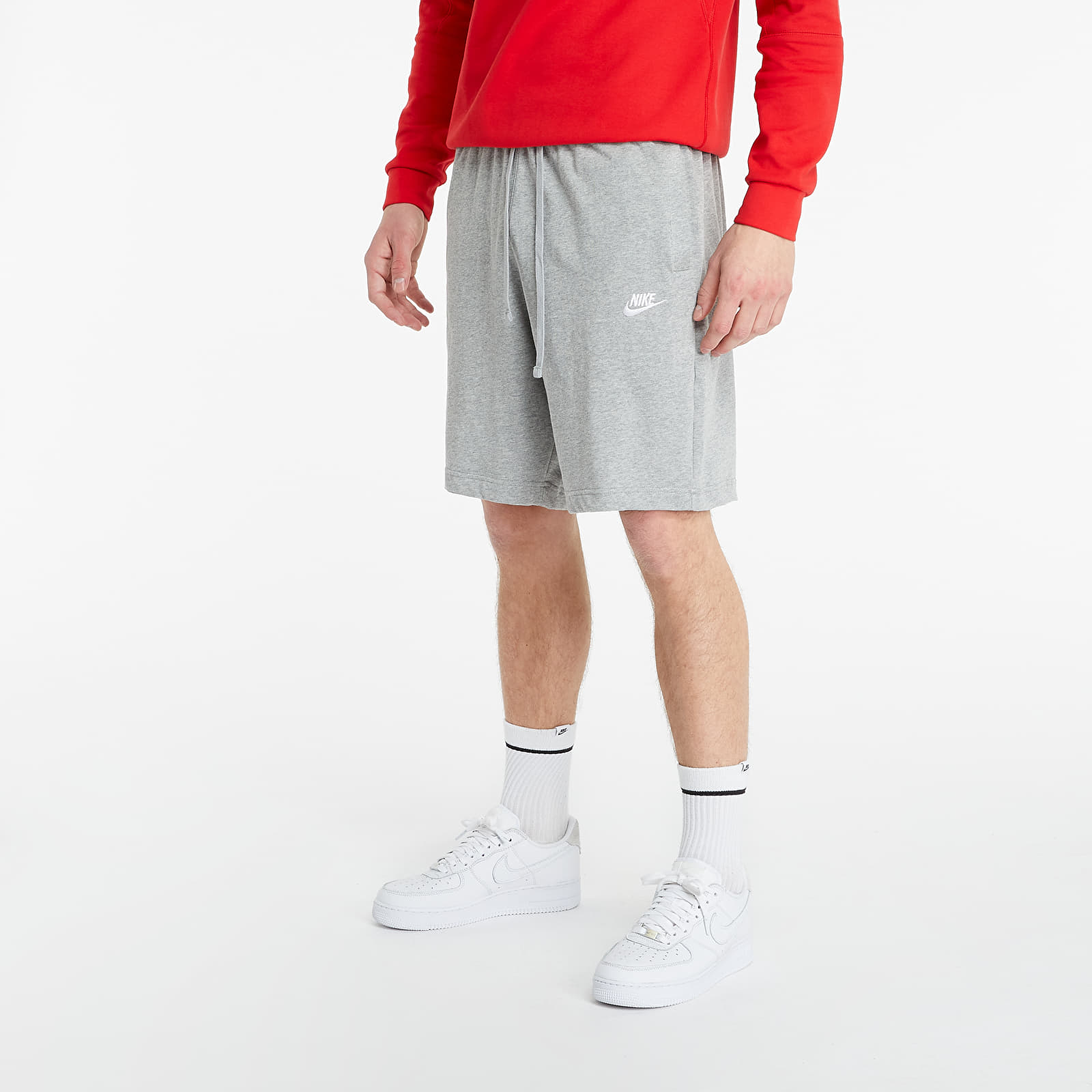 Къси панталони Nike Sportswear Club Shorts Dk Grey Heather/ White 722461