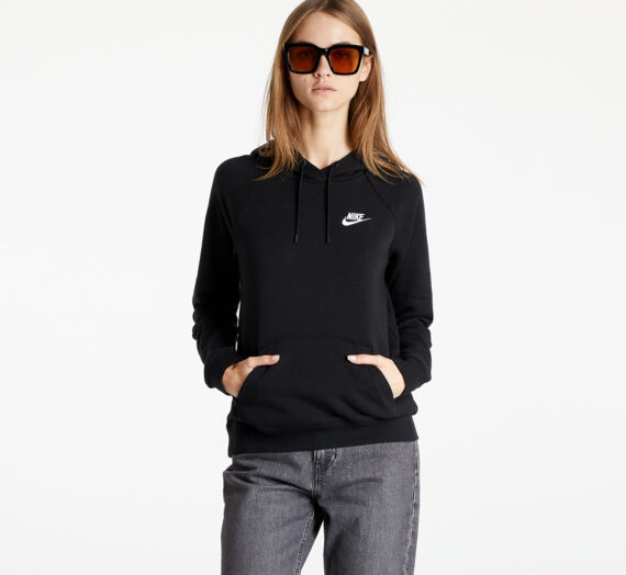 Суичъри и пуловери Nike Sportswear Essential Hoodie Black/ White 738715