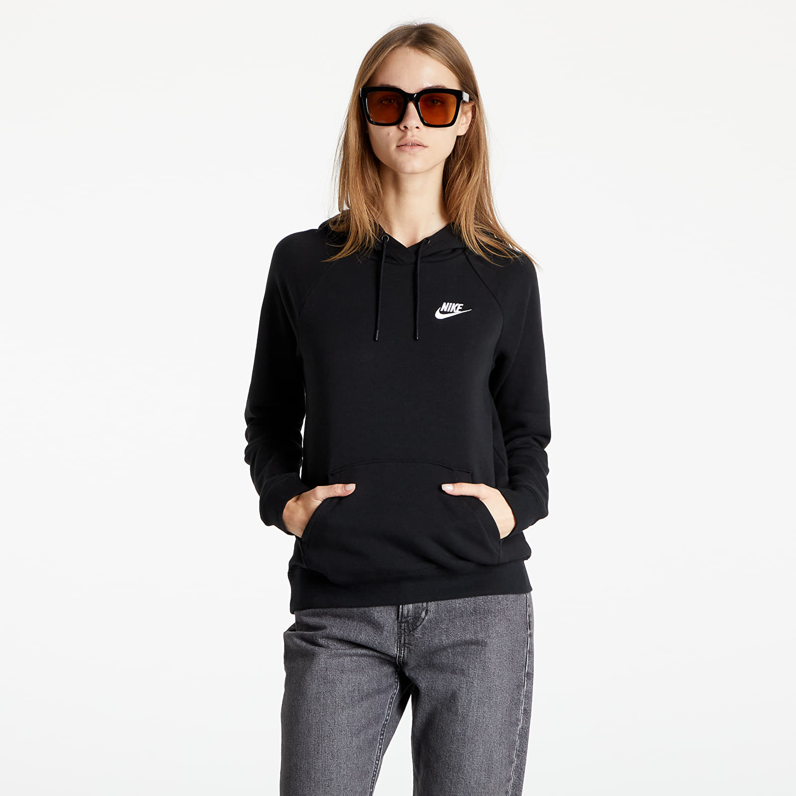 Суичъри и пуловери Nike Sportswear Essential Hoodie Black/ White 738715
