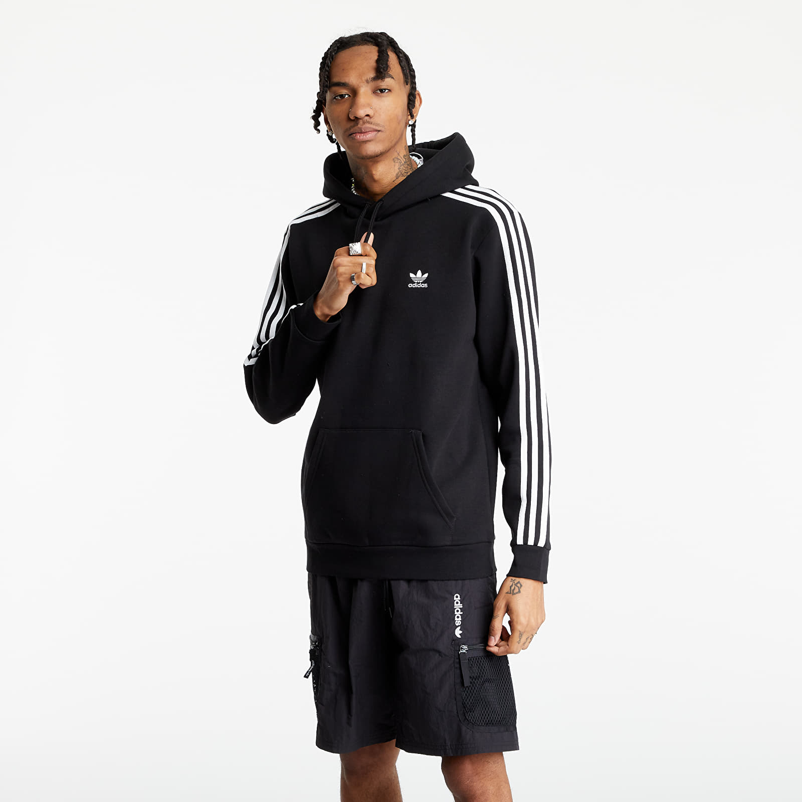 Суичъри и пуловери adidas 3-Stripes Hoody Black 793270