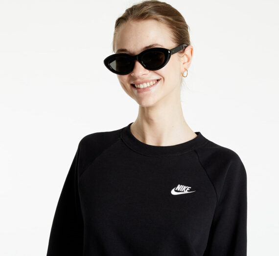 Суичъри и пуловери Nike Sportswear Essential Women’s Fleece Crew Black/ White 803326