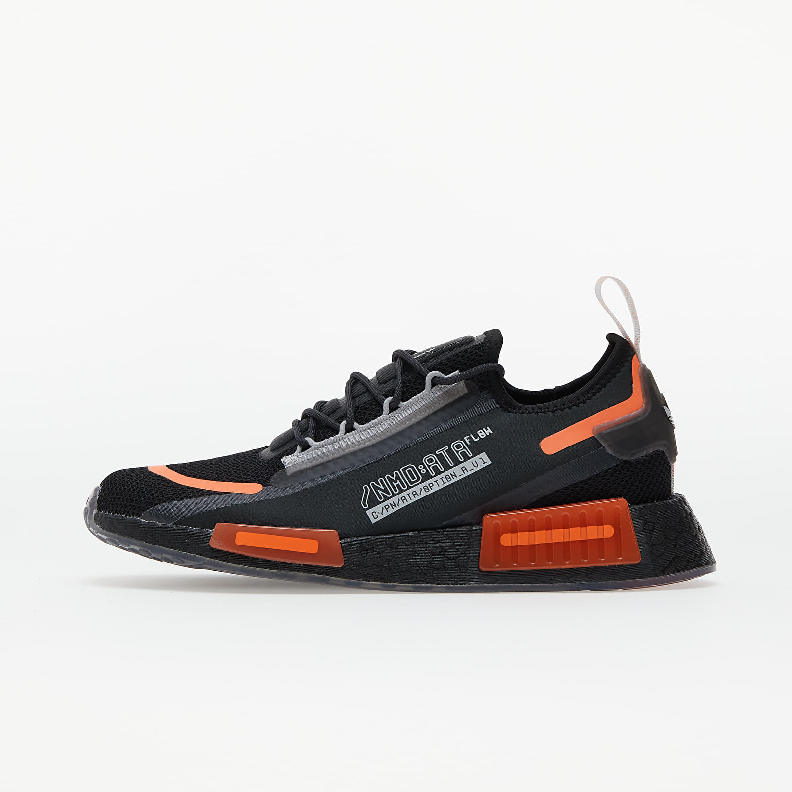 Мъжки кецове и обувки adidas NMD_R1 Spectoo Core Black/ Carbon/ Team Solar Orange 837379