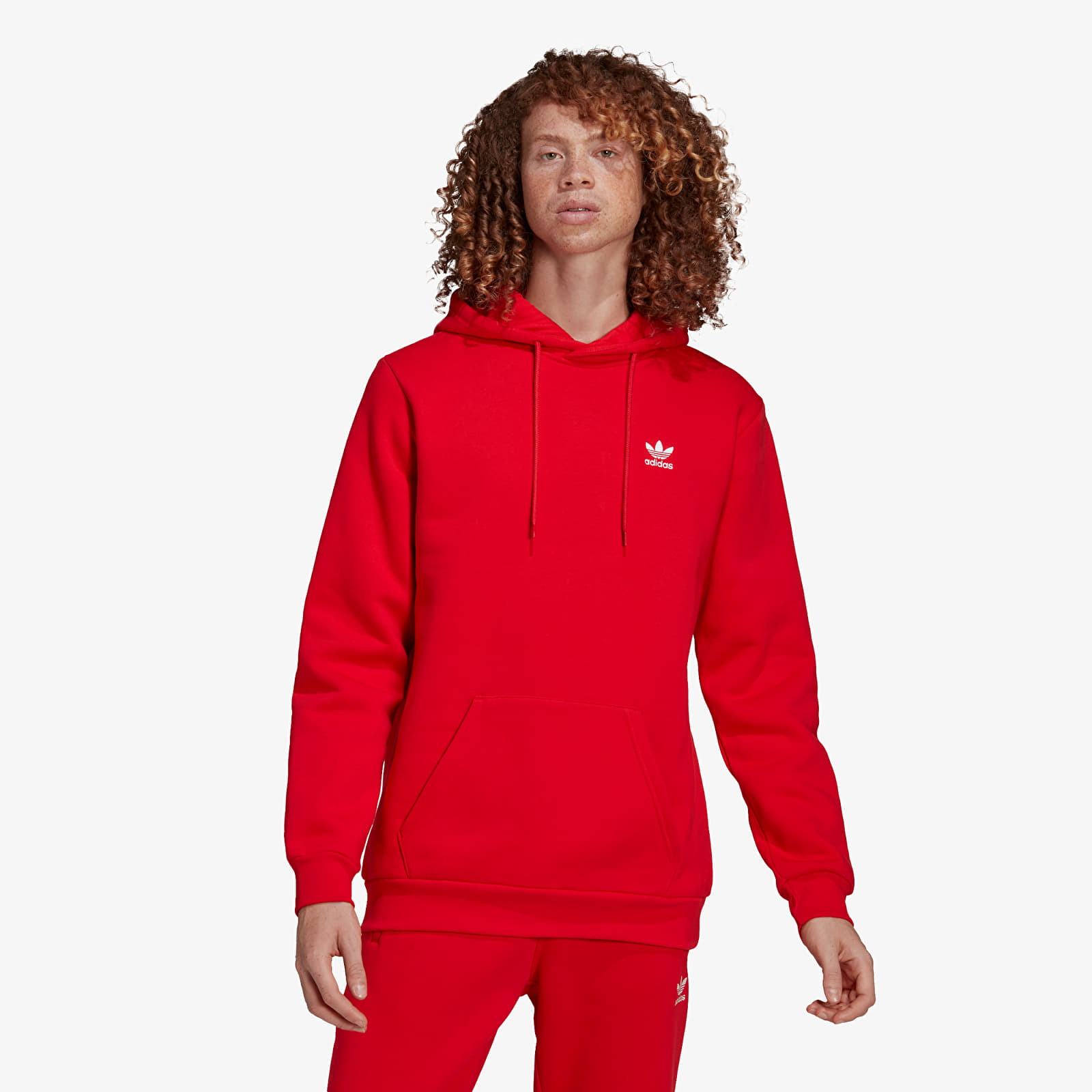 Суичъри и пуловери adidas Essentials Hoodie Vivid Red 859435