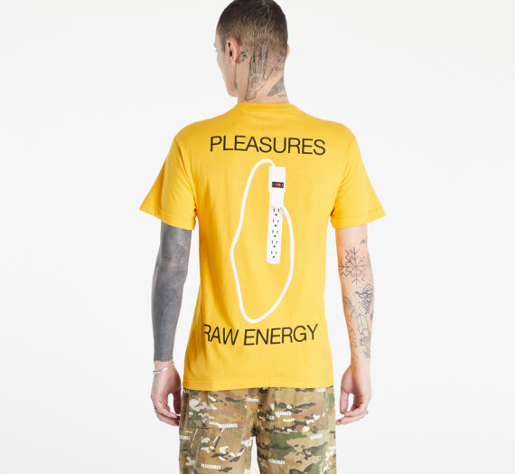 Тениски PLEASURES Energy T-Shirt Gold 954295