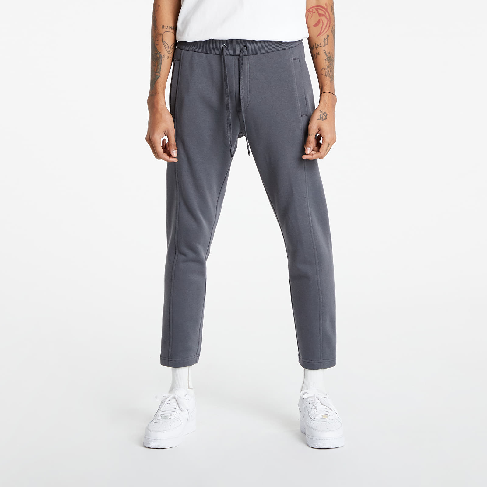 Дънки и панталони Calvin Klein Jeans Micro Flock Box Hwk Pants Gray Pinstripe 976966