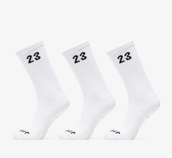 Чорапи Jordan Essentials Crew Socks 3-Pack White/ Black 1058023
