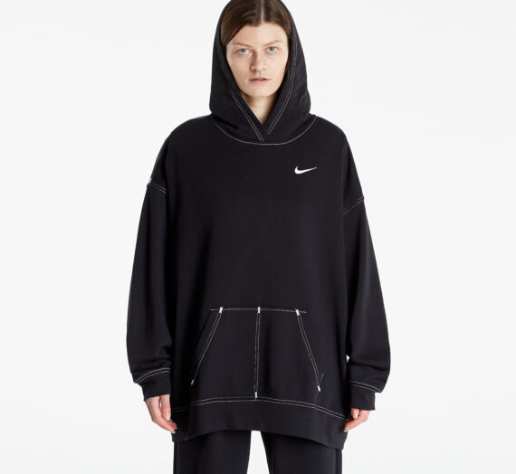 Суичъри и пуловери Nike NSW Over-Oversized Fleece Hoodie Black/ Black/ White/ White 1103566