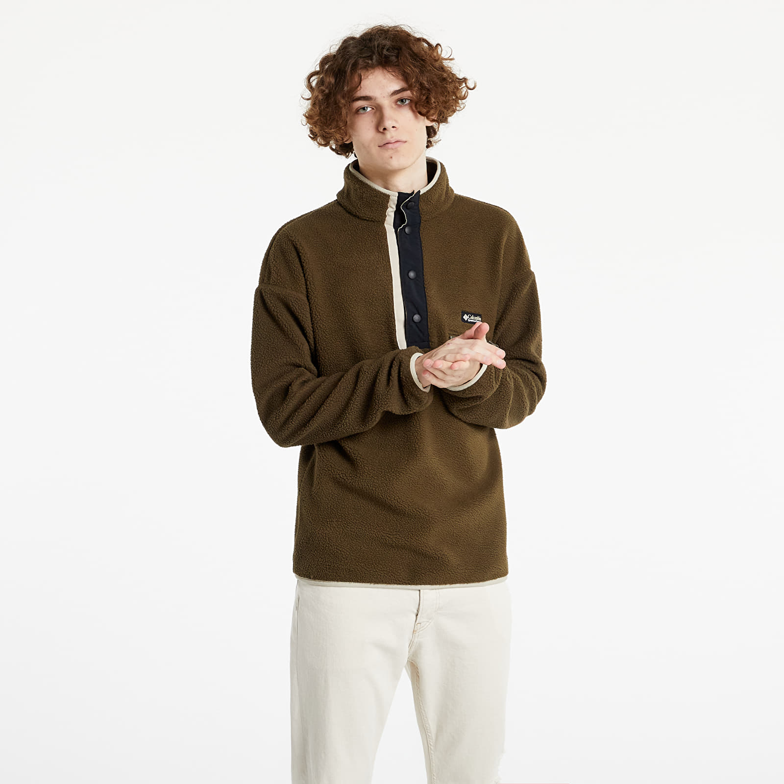 Суичъри и пуловери Columbia Helvetia™ Half Snap Fleece Olive Green 1145674