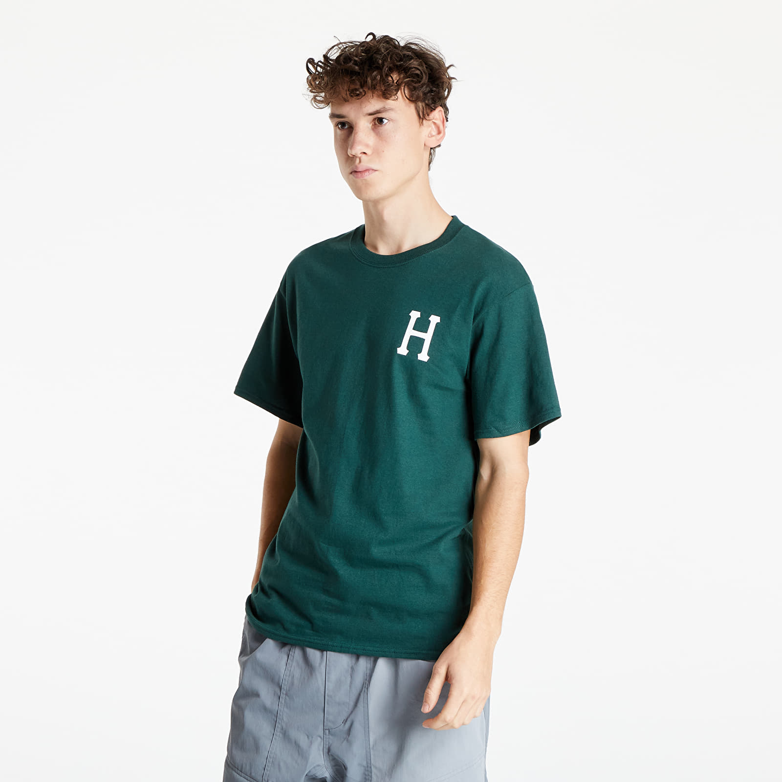 Тениски HUF Essentials Classic H T-Shirt Dark Green 1156444