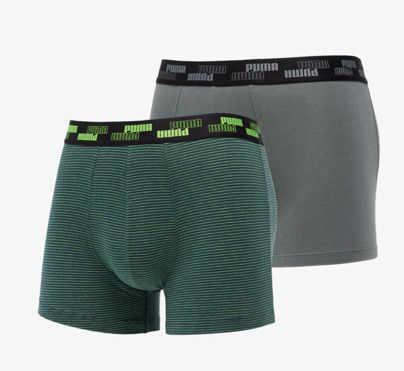 Боксерки Puma 2 Pack Everyday Comfort Boxers Green Combo 1157533