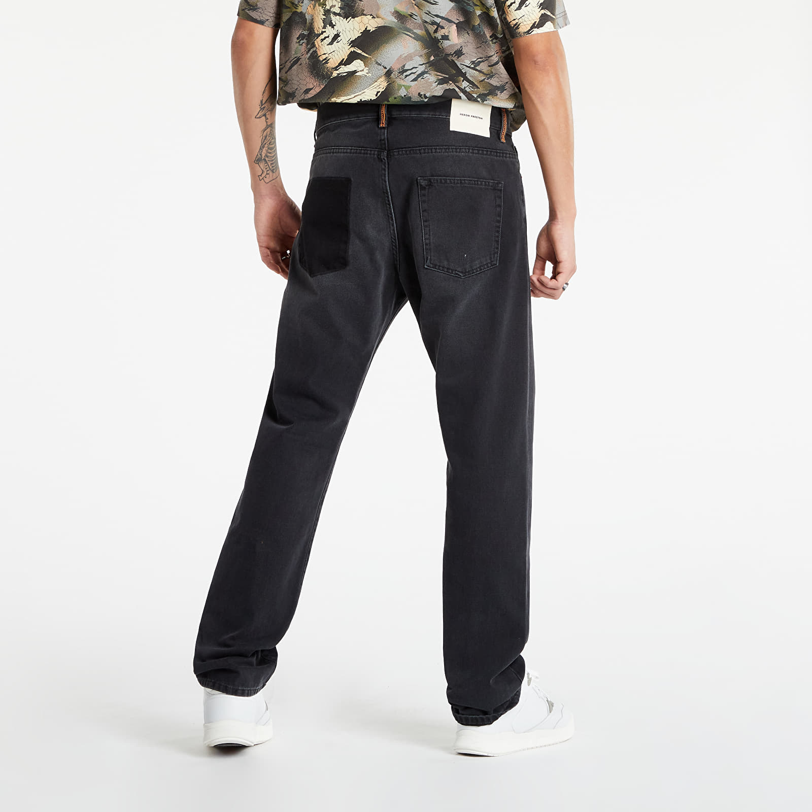 Дънки и панталони HERON PRESTON Ghost Pocket Slim 5 Pockets Jeans Black/ No Color 1247323