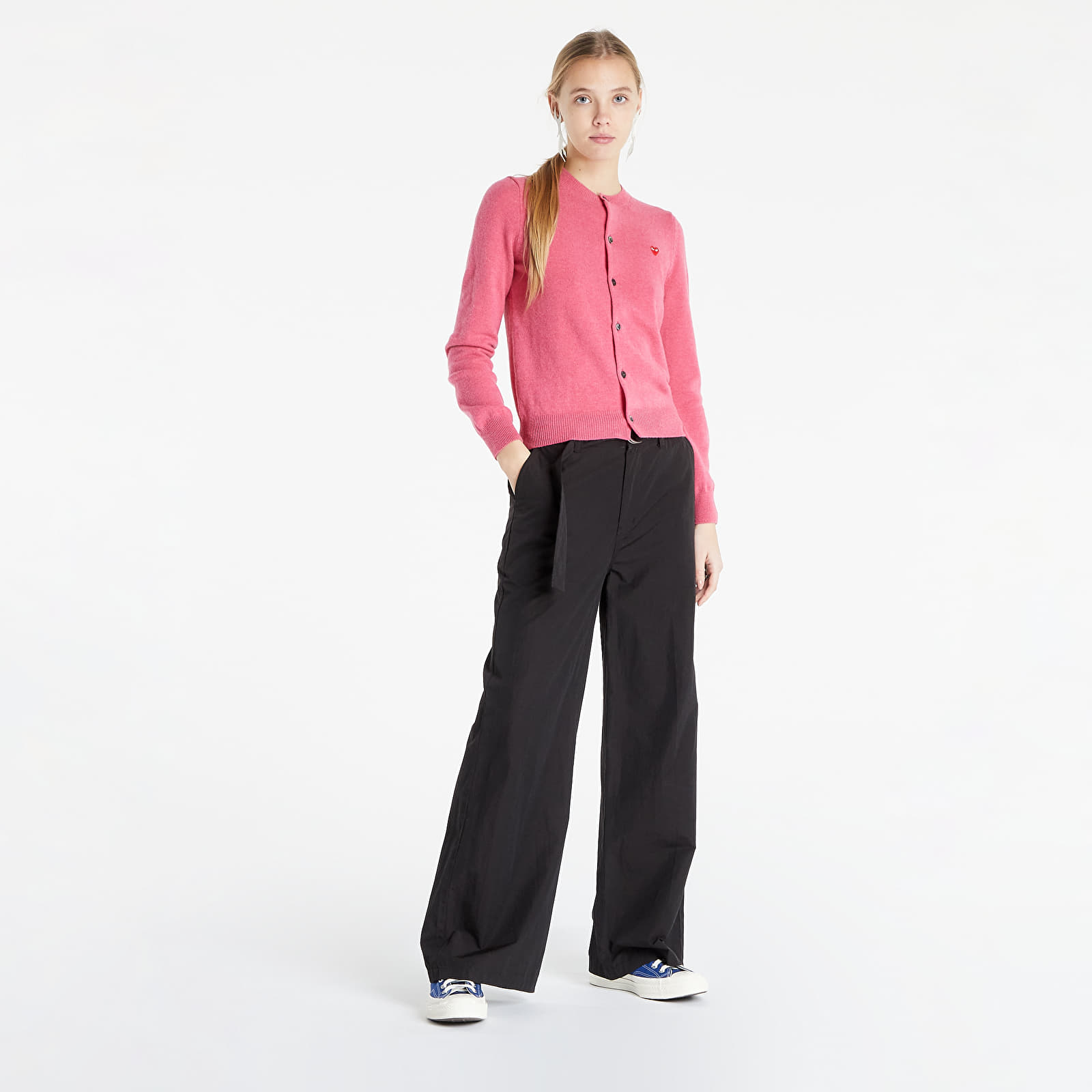 Суичъри и пуловери Comme des Garçons PLAY Cardigan Knit Pink 1303774
