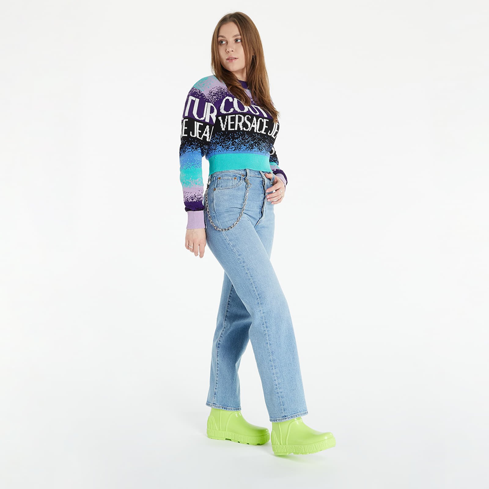 Пуловери Versace Jeans Couture Maglia (Generico) Multicolor Scuro 1305628