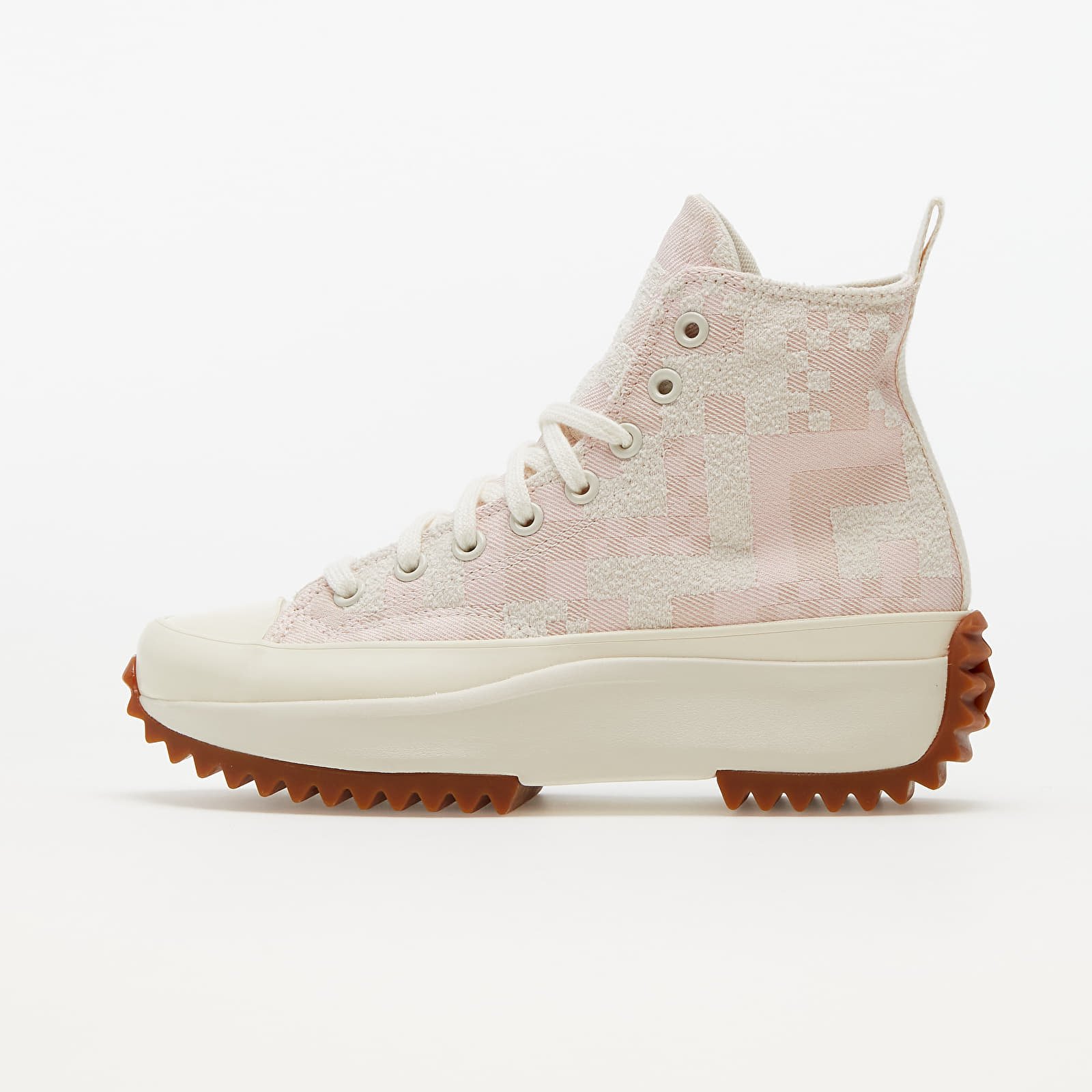 Мъжки кецове и обувки Converse Run Star Hike Crafted Jacquard Platform Egret/ Pink Clay/ Storm Pink 1310206