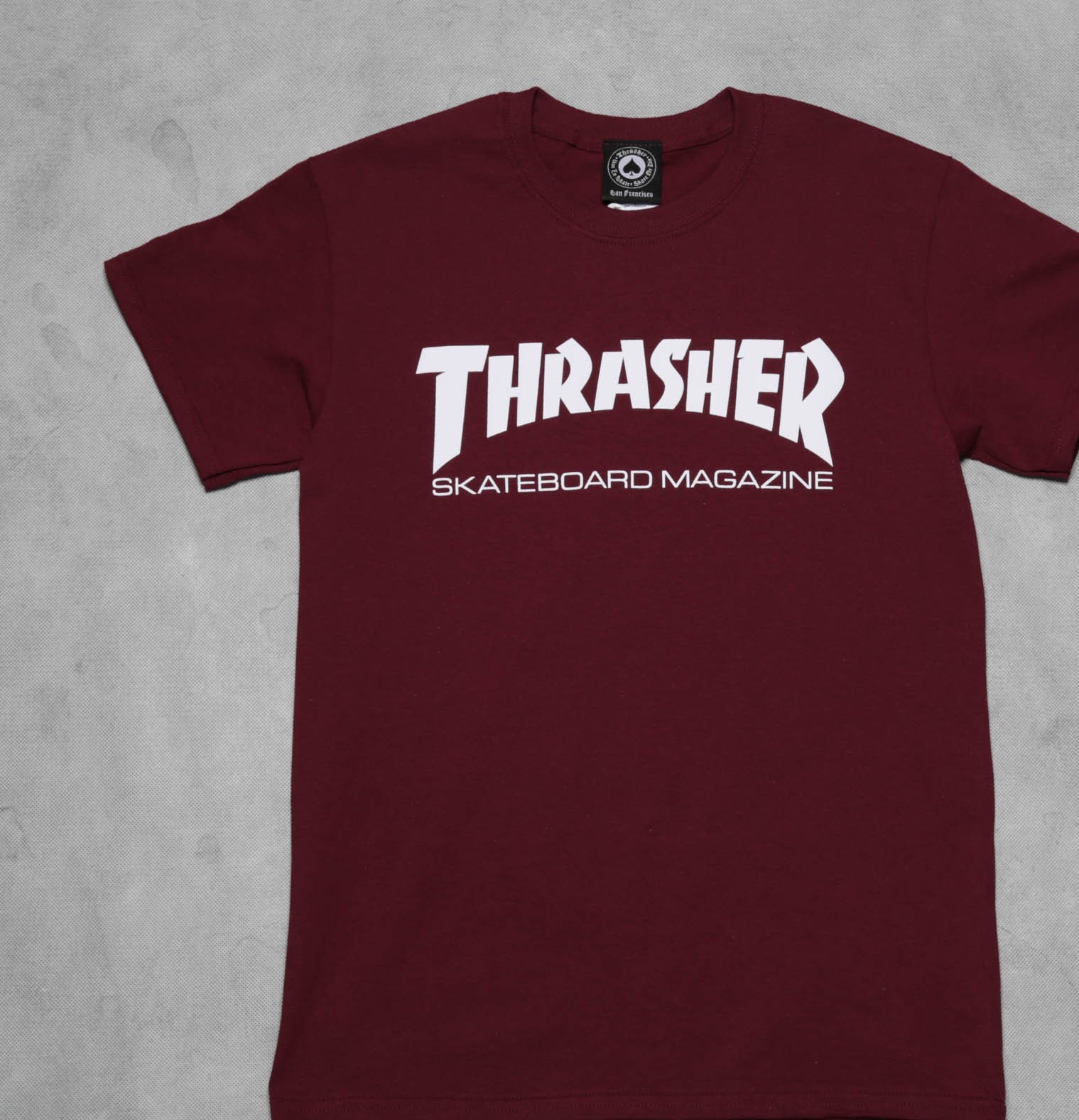 Тениски и ризи Thrasher Skate Mag T-Shirt Maroon 48493