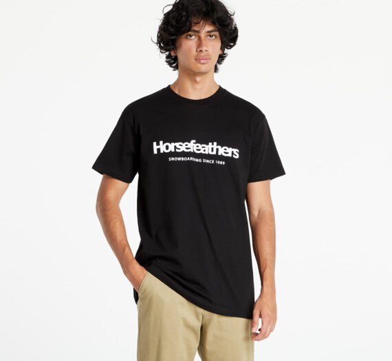 Тениски Horsefeathers Quarter T-Shirt Black 497719