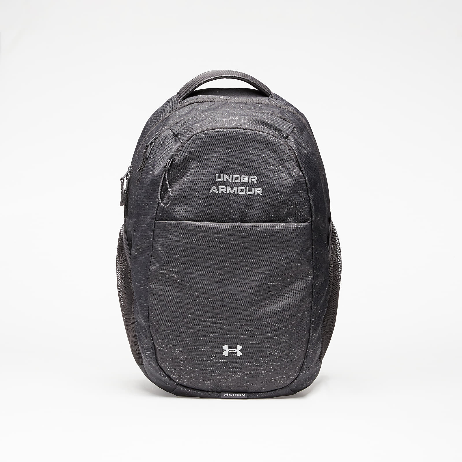 Раници Under Armour Hustle Signature Backpack Jet Gray/ Jet Gray/ Metallic Silver 561757
