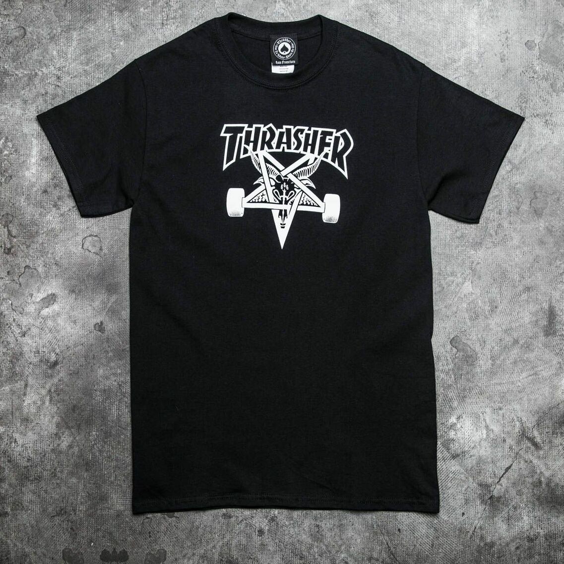 Тениски и ризи Thrasher Skategoat T-Shirt Black 72287