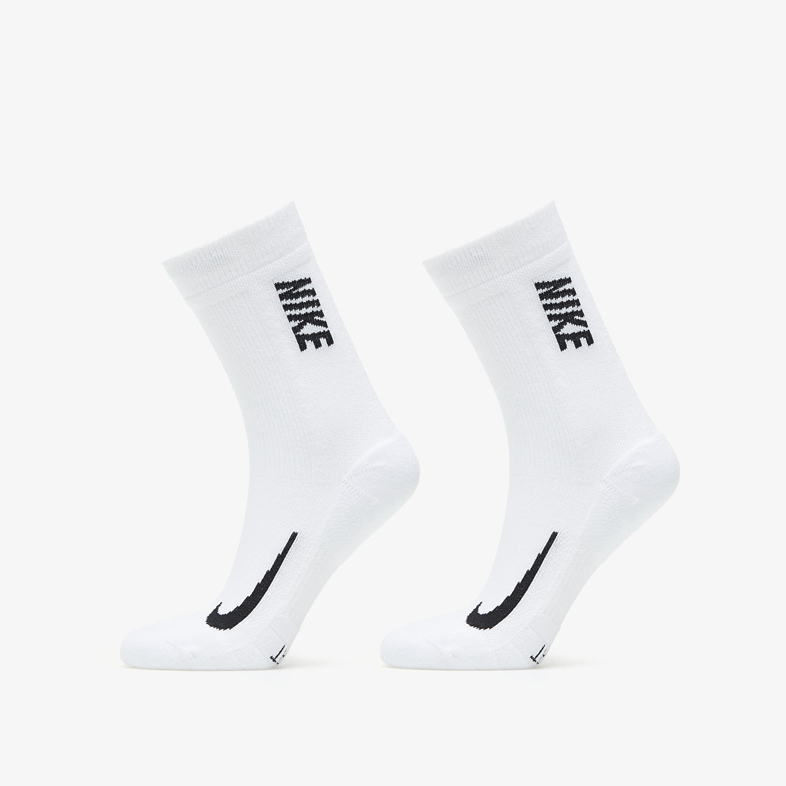 Чорапи Nike Multiplier Max Crew 2-Pack White/ Black 733972