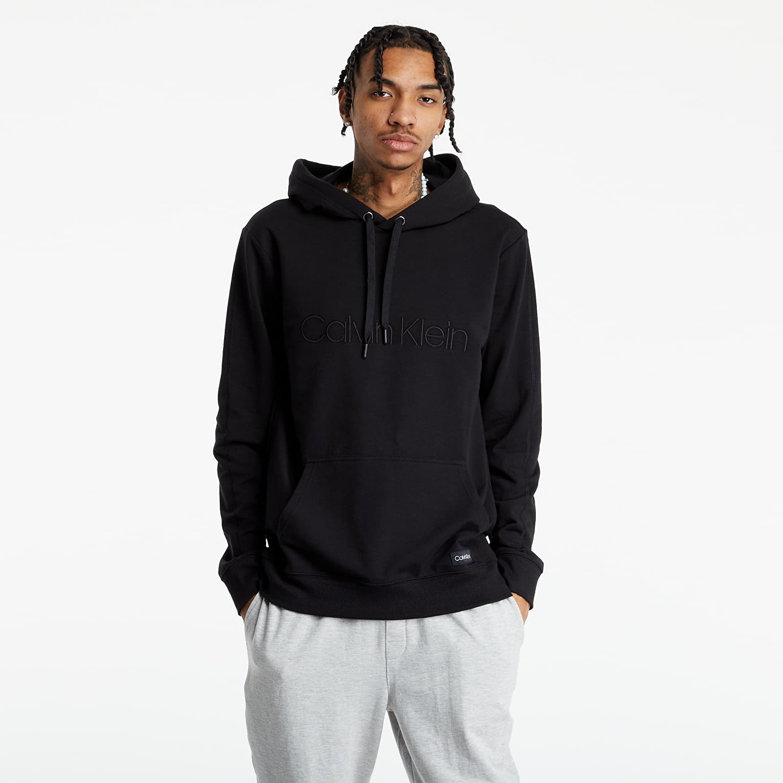 Суичъри и пуловери Calvin Klein Long Sleeve Hoodie Black 774682