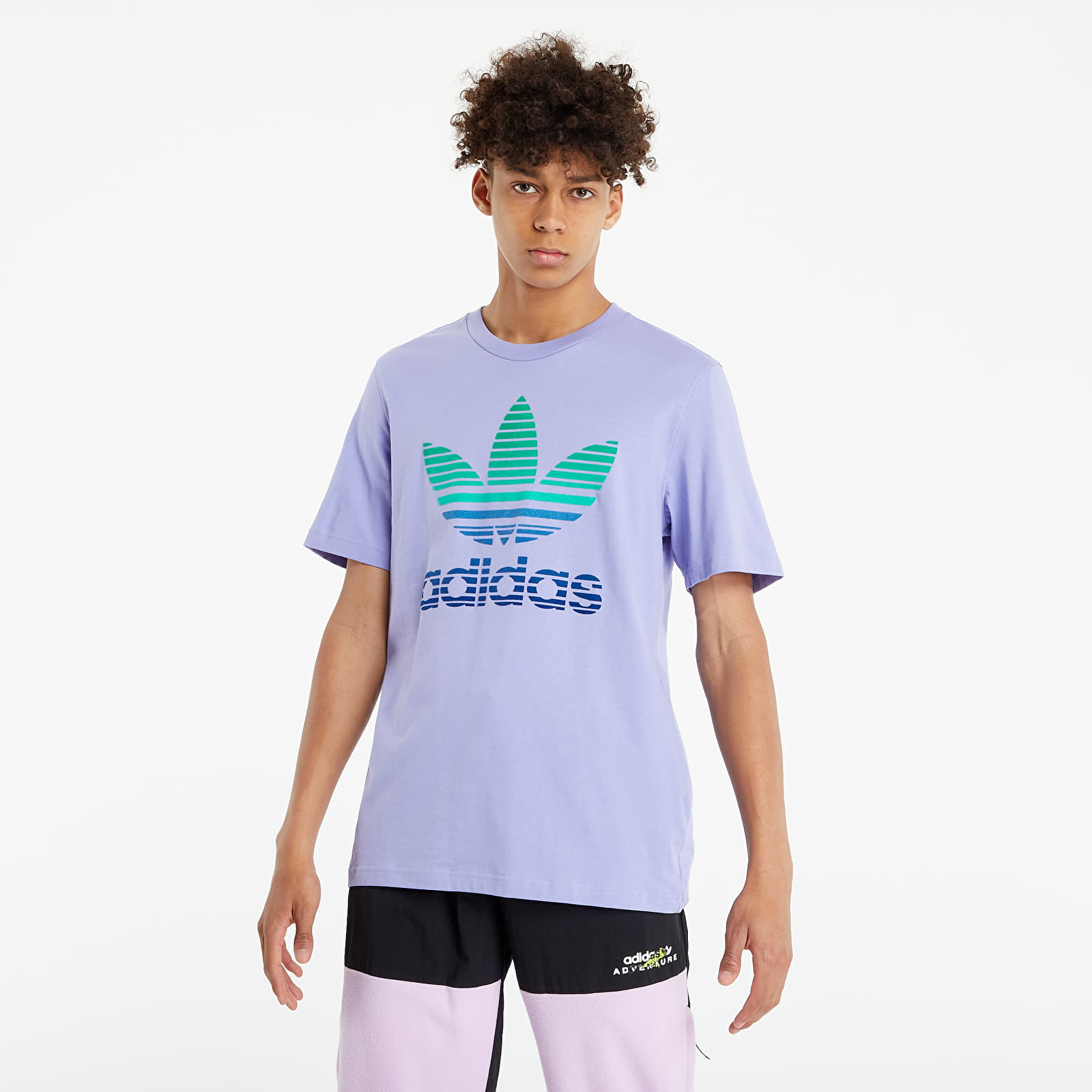 Тениски adidas Originals Trefoil Ombré Tee Light Purple 786946