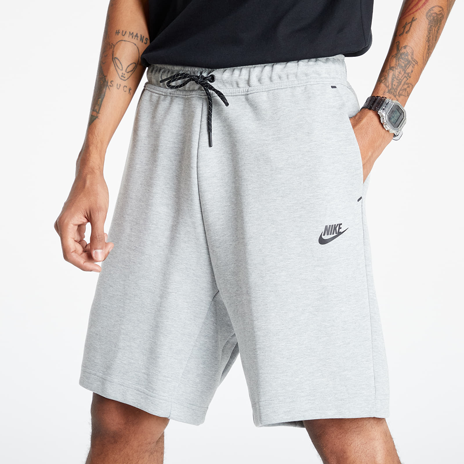 Къси панталони Nike Sportswear Tech Fleece Men’s Shorts Dk Grey Heather/ Black 804253