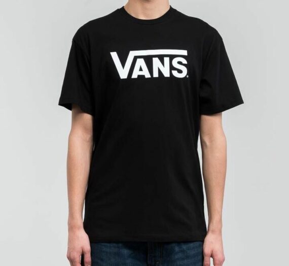 Тениски и ризи Vans Classic Tee Black/ White 8049
