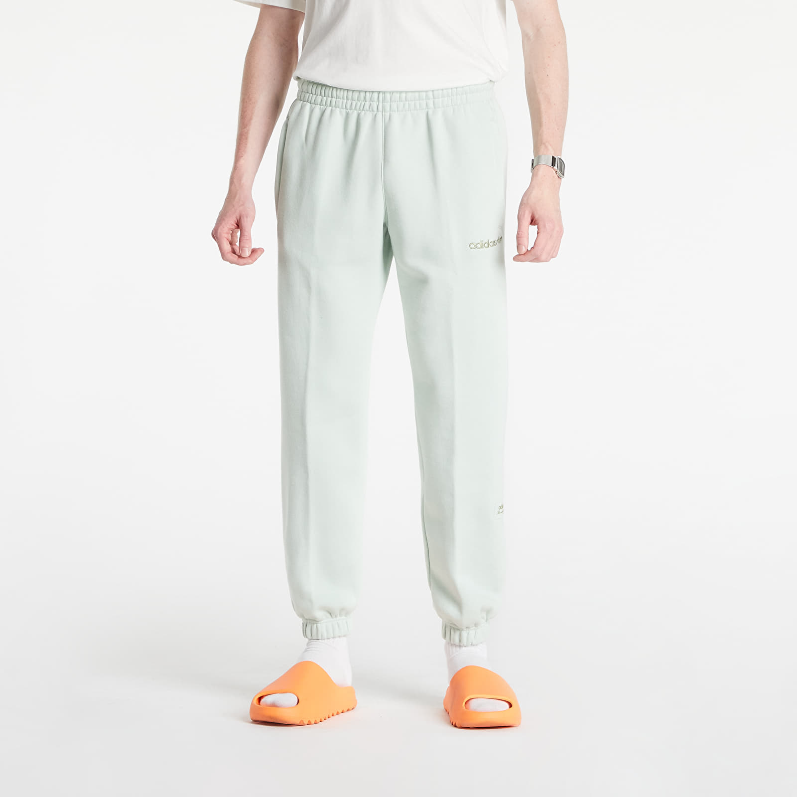 Дънки и панталони adidas Trefoil Linear Sweat Pants Linen Green 859711