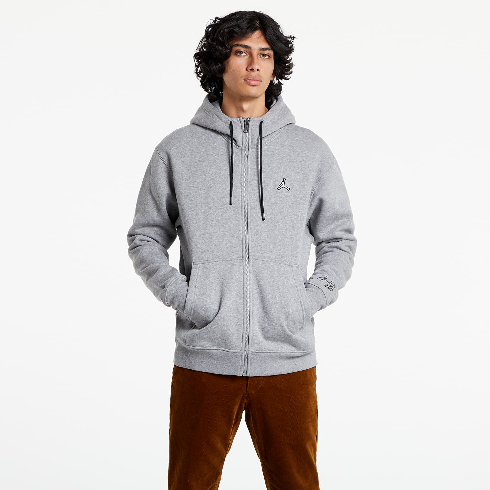 Суичъри и пуловери Jordan Essentials M Fleece Full-Zip Hoodie Carbon Heather 864991