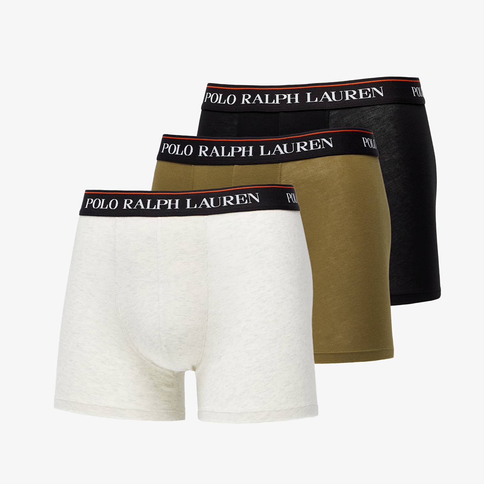 Боксерки Ralph Lauren Stretch Cotton Boxer Brief 3-Pack Black/ Green/ White 959995