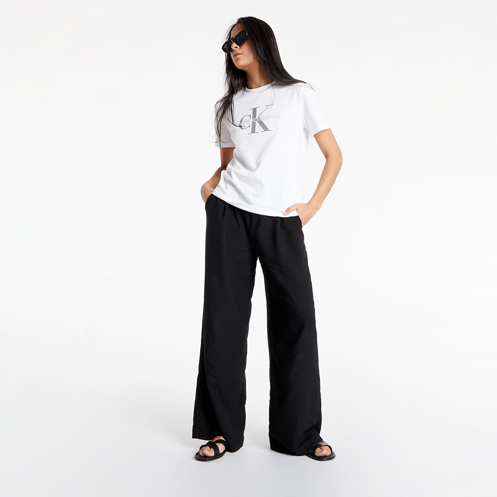Тениски Calvin Klein Jeans Glossy Monogram Tee Bright White 975907