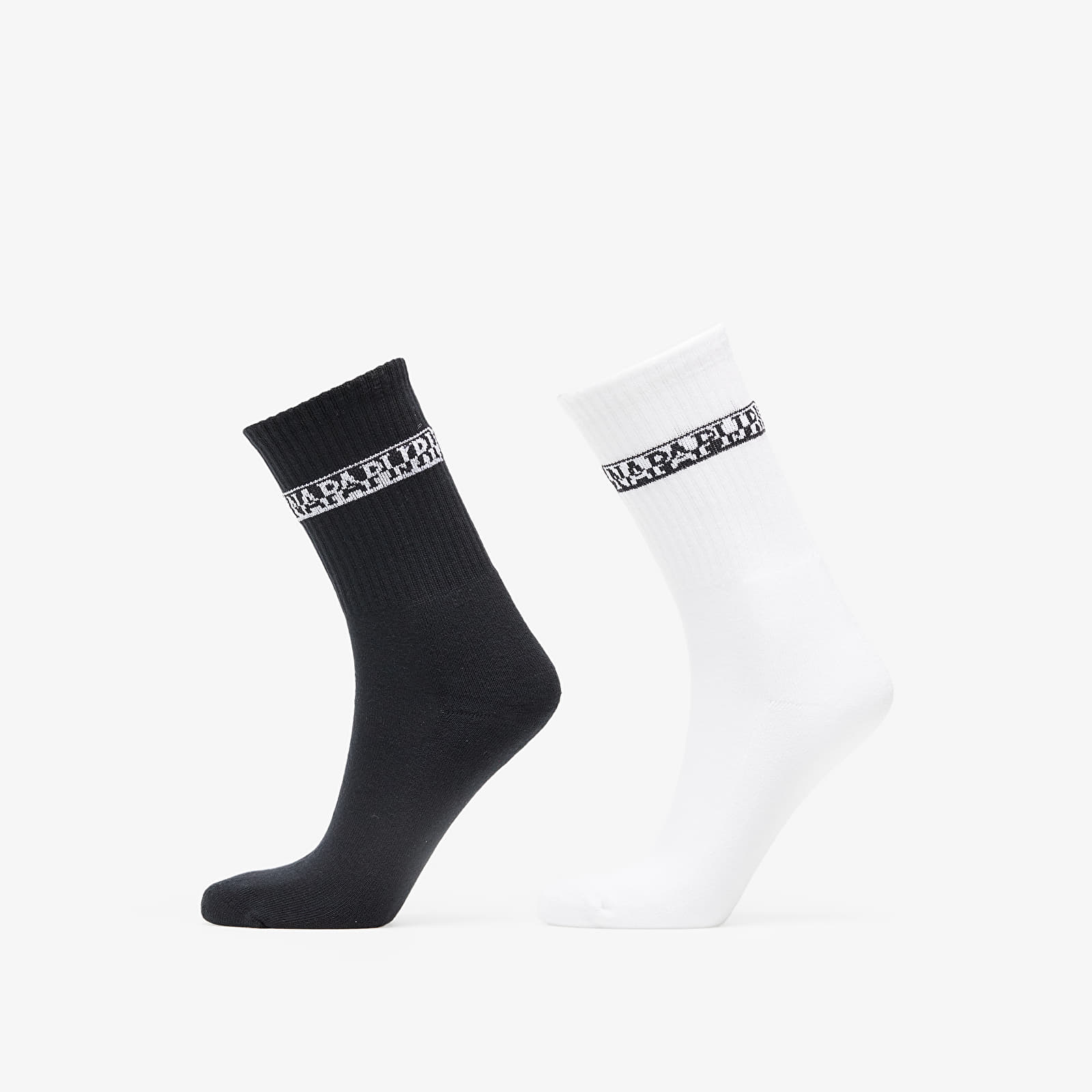 Чорапи Napapijri F-Box Socks (2-Pack) White/ Black 979978