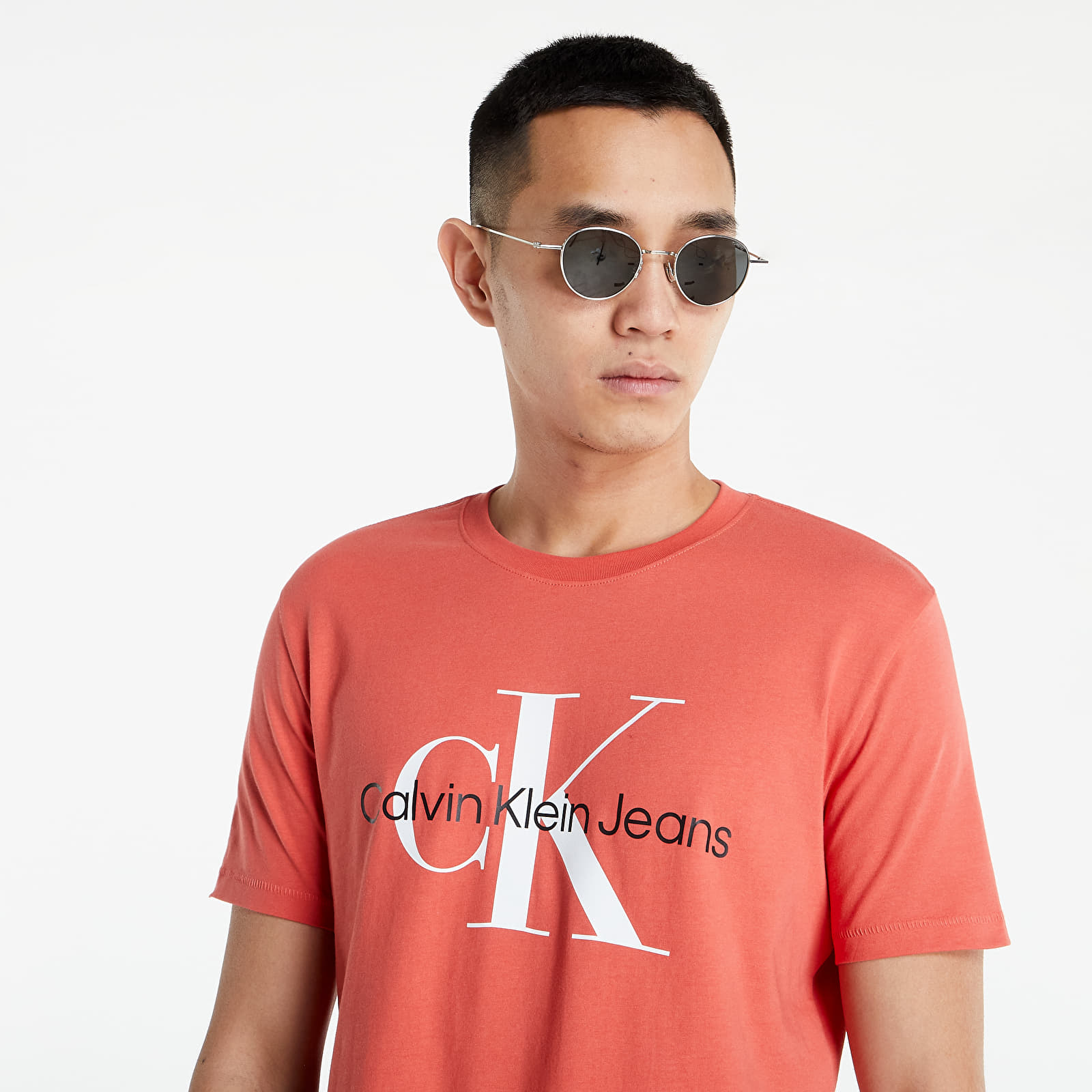Тениски Calvin Klein Jeans Seasonal Monogram Tee Rhubarb Red 989785
