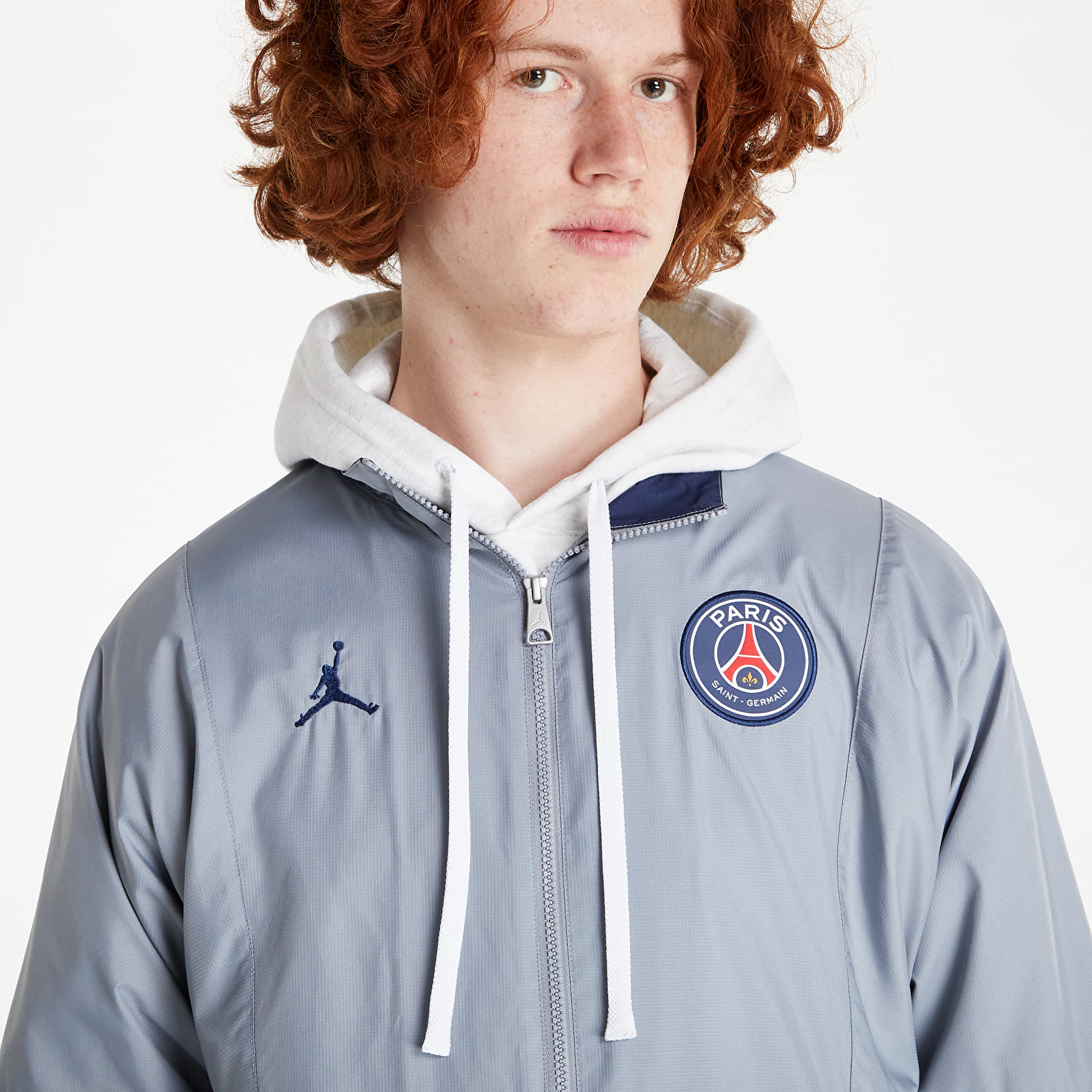 Якета и палта Jordan Paris Saint-Germain Men’s Flight Suit Jacket Stealth/ White 1163902