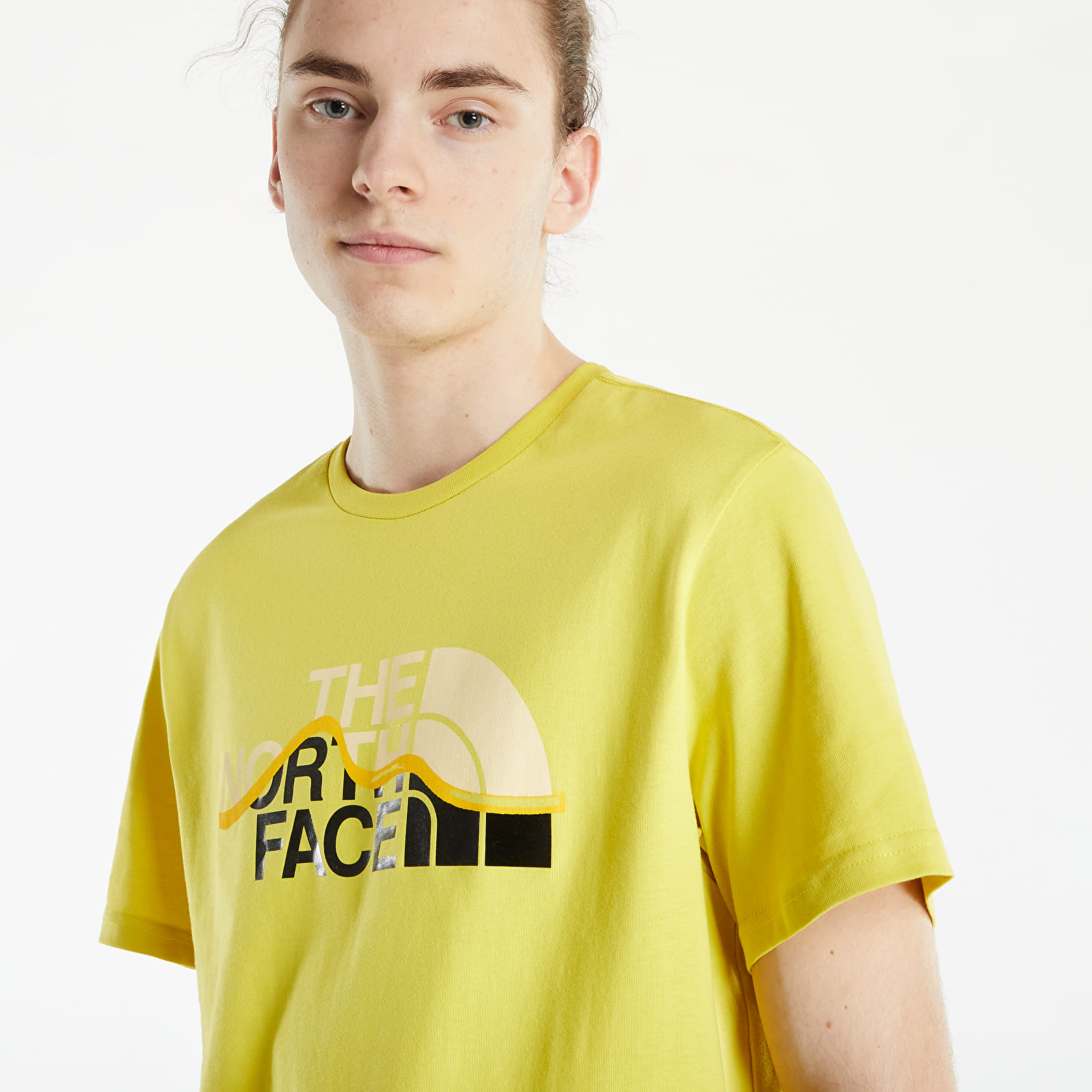 Тениски The North Face M S/S Mountain Line Tee Acid Yellow 1258417