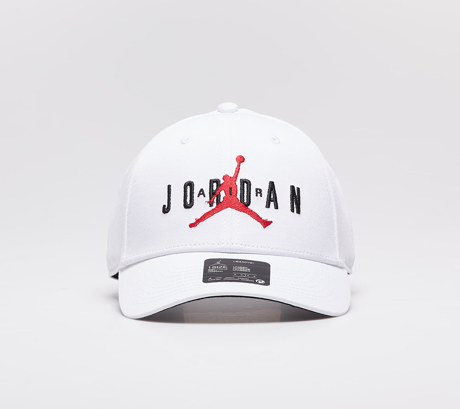 Шапки Jordan L91 Air Hybrid Cap White/ White/ Black/ Gym Red 346859