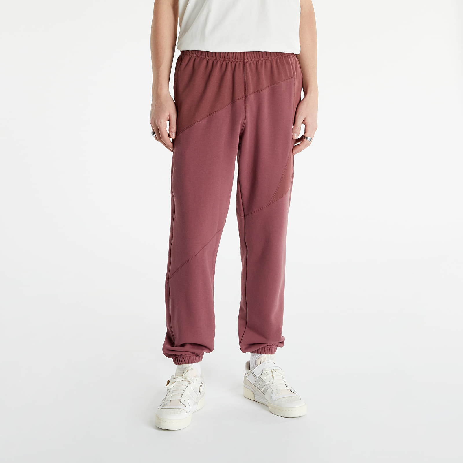 Дънки и панталони adidas French Terry Tricot Sweat Pants Quiet Crimson 857857