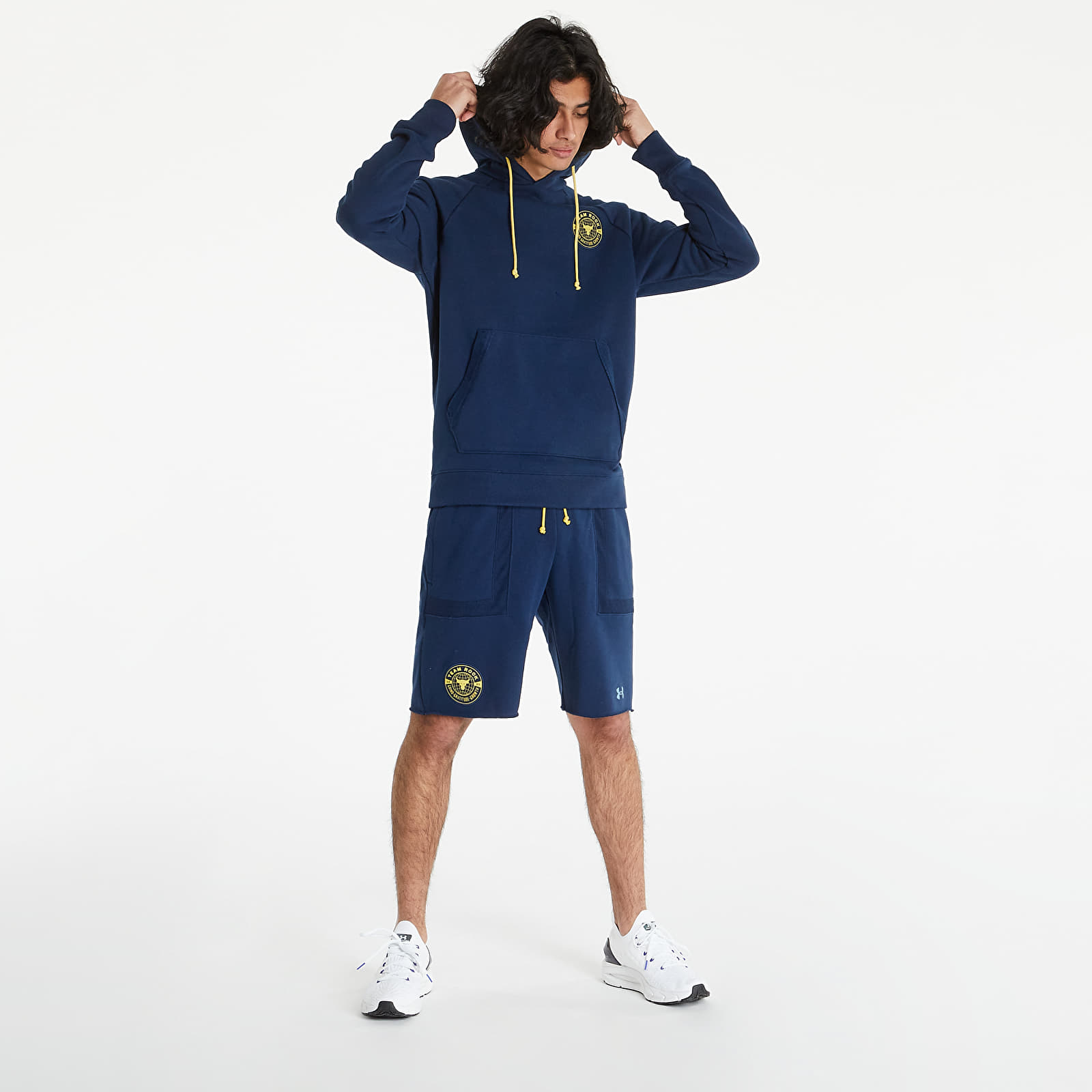 Суичърти Under Armour Project Rock Heavyweight Terry Hoodie Academy/ Mississippi 910756